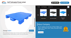 Desktop Screenshot of plasticpallet.co.in