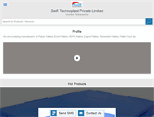 Tablet Screenshot of plasticpallet.co.in